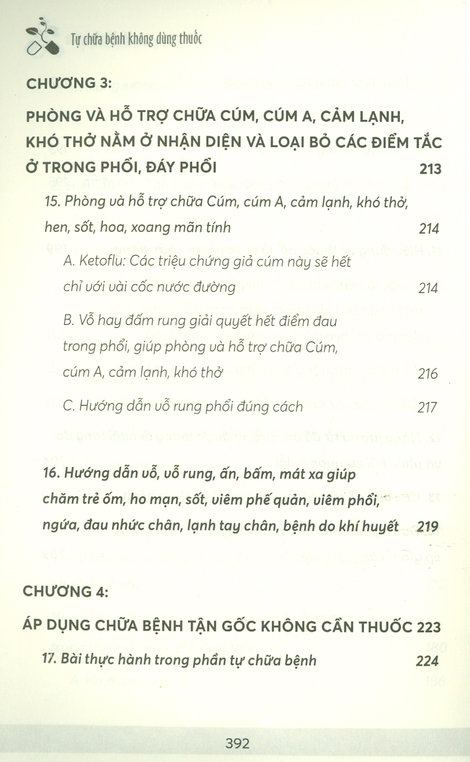 Tự Chữa Bệnh Không Dùng Thuốc