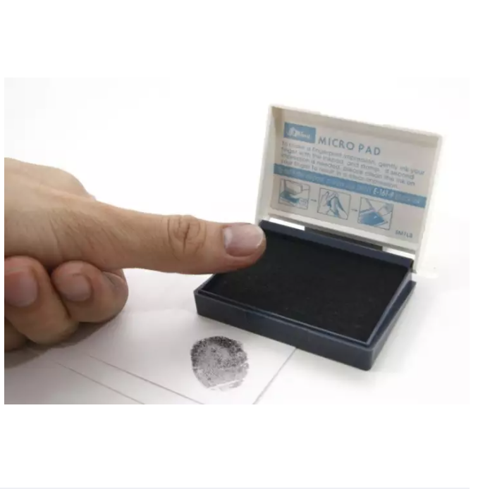 Tampon lăn dấu vân tay Shiny / Khay mực lăn tay Shiny SM - 1