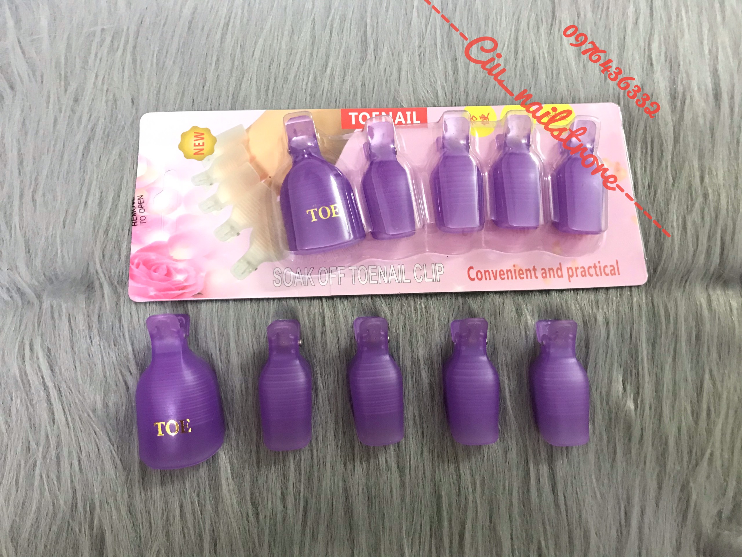 Kẹp ủ móng chân set 5 cái