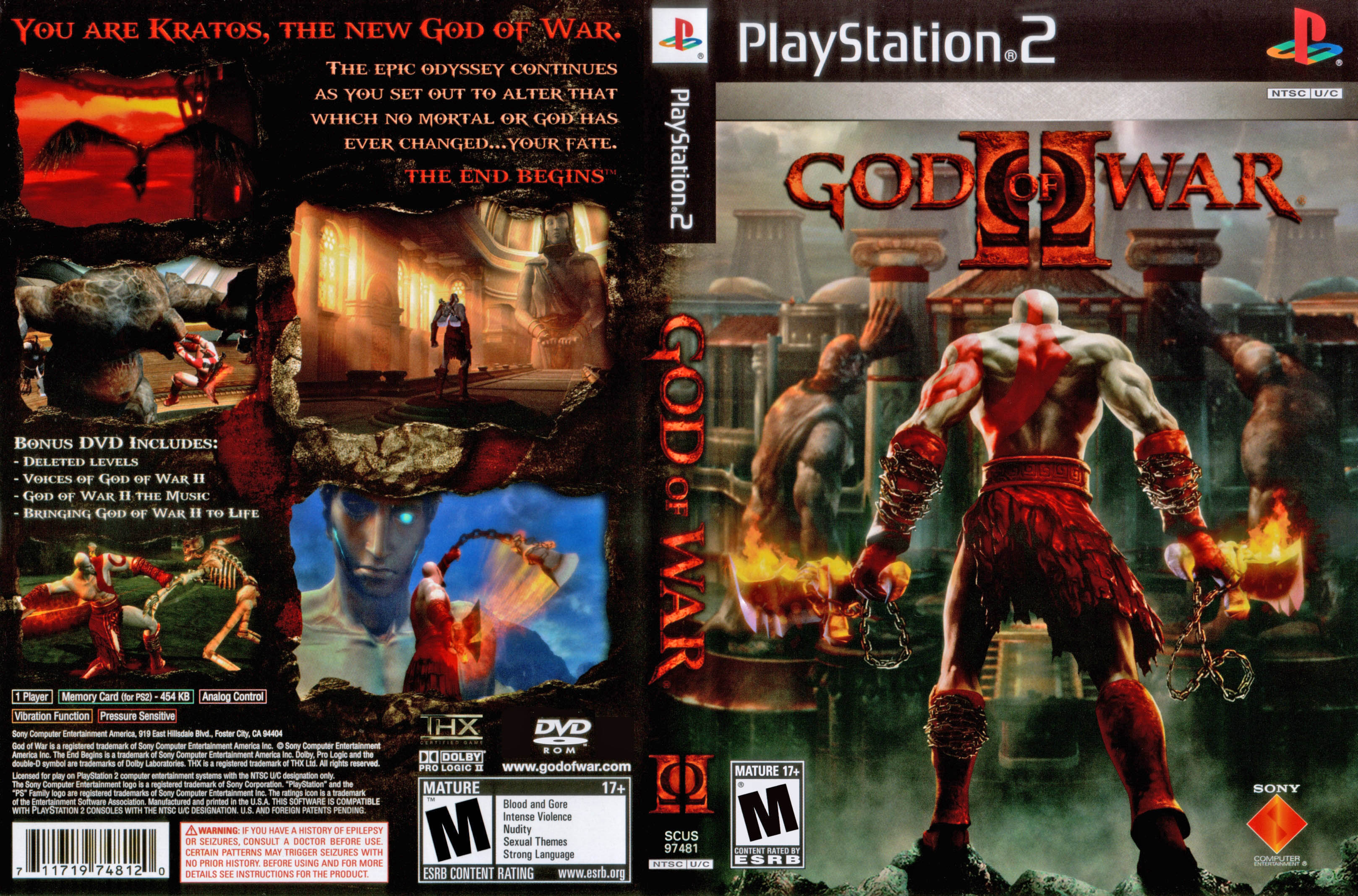 GOD OF WAR 2 - Game PS2