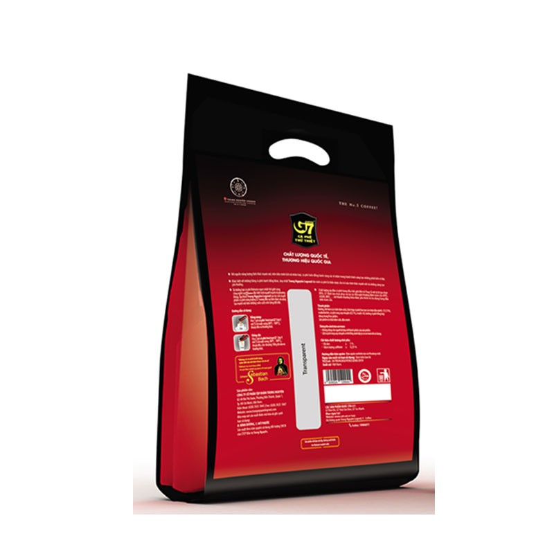 Combo 4 bịch cà phê hòa tan G7 3in1- Bịch 50 sachets x 16gr ( gói vuông)