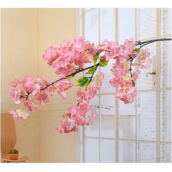 Cành hoa anh đào Nhật Bản cỡ lớn 95cm trang trí nhà cửa, nhà hàng, khách sạn, làm cây đào
