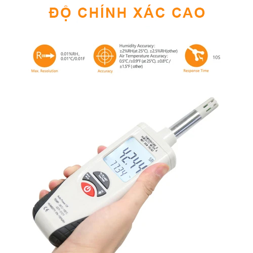 Máy đo nhiệt độ và độ ẩm không khí HT-350