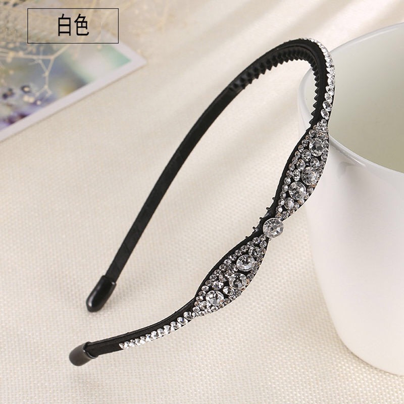 Cài Tóc Đính Đá Sang Trọng Mẫu Nơ Mini Lấp Lánh