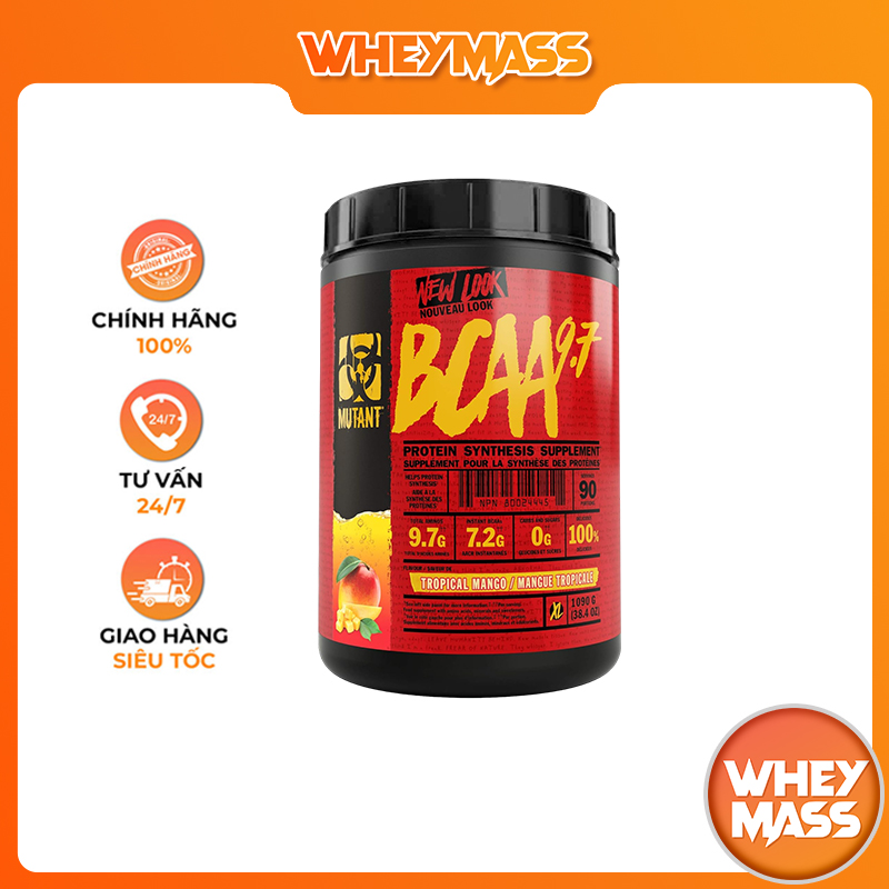 Chống Dị Hóa Cơ MUTANT BCAA 9.7 (90 Lần Dùng)