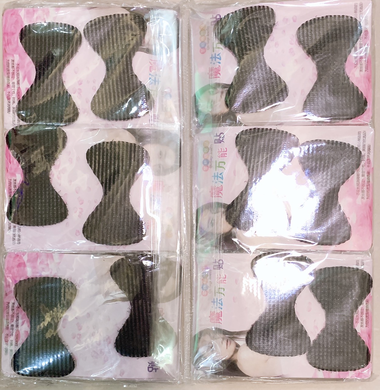 Sỉ 1 bịch miếng dán tóc đơn bản to (24 gói) - phukienteen