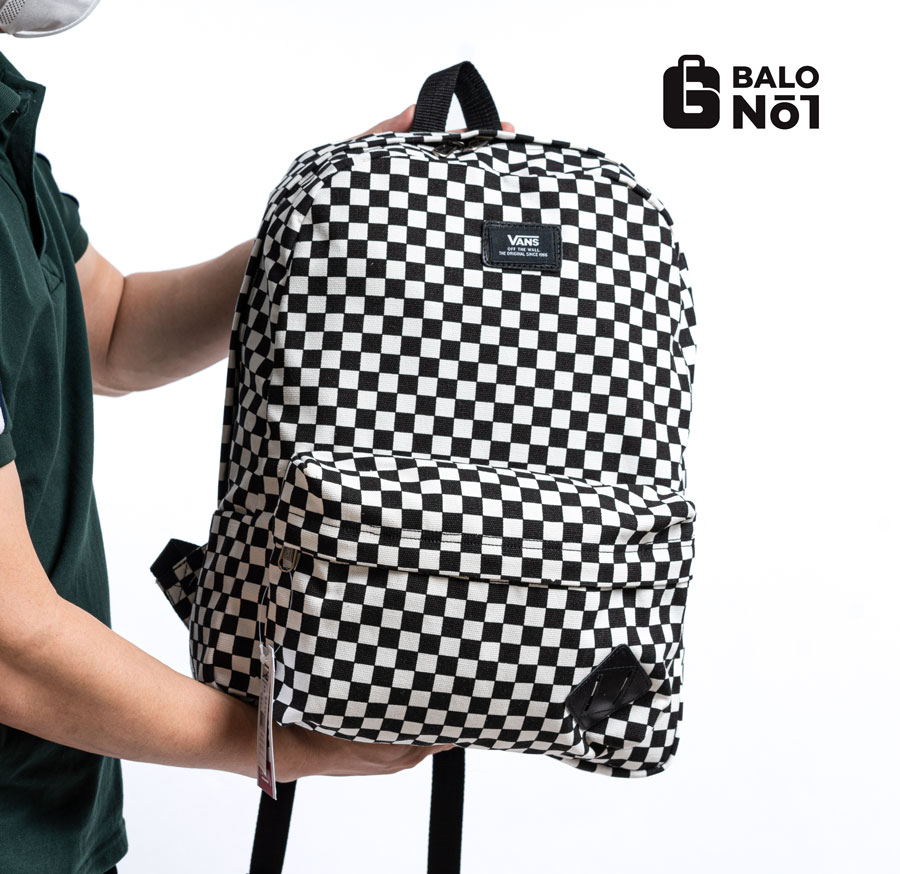 Balo Cao Cấp Van.s Old Skool Black/White Checkerboard