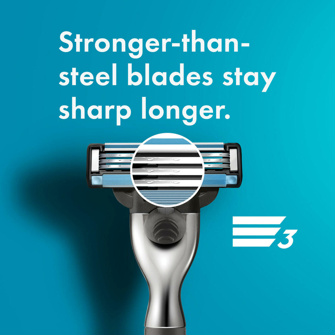Dao cạo râu 3 lưỡi Gillette Mach3+ (1 tay cầm và 2 đầu cạo)