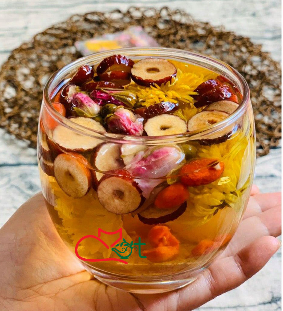Trà dưỡng nhan combo 10 gói( thanh nhiệt . mát gan. an thần giúp ngủ ngon)