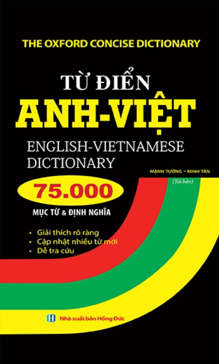 [HCM]Từ Điển Anh Việt 75.000 Từ