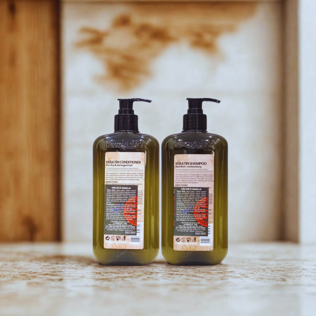 Keratin Dangello Super Smooth Shampoo and Conditioner