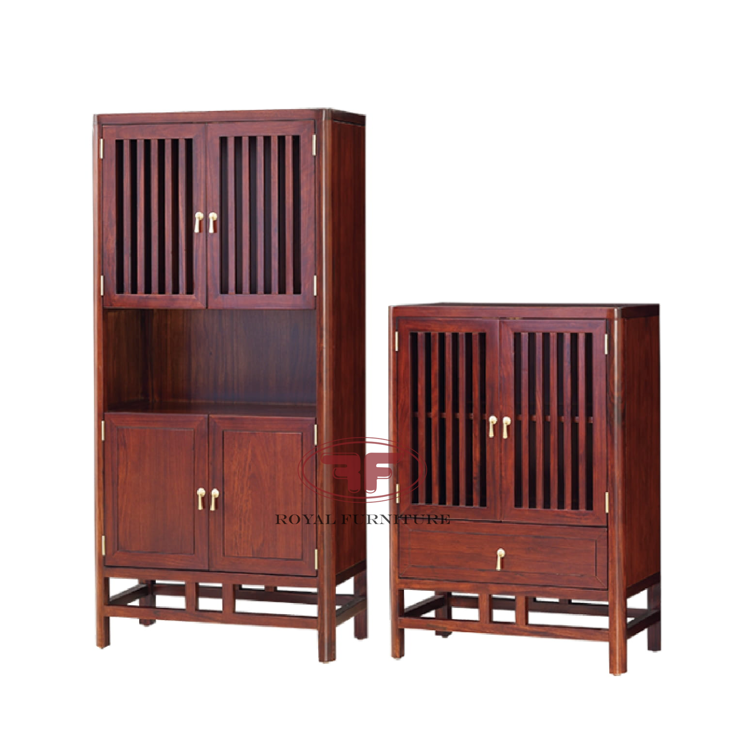 Tủ rượu 2 cánh indochine gỗ tự nhiên, nhập khẩu nguyên chiếc A08