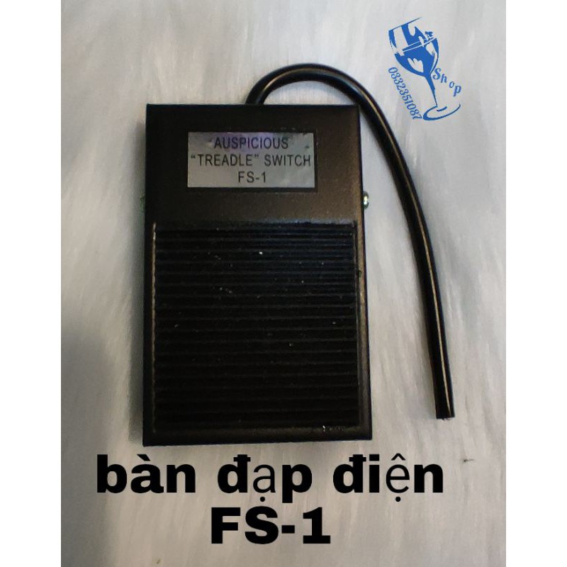 công tắc bàn đạp chân FS1 cỡ 100x66x30mm