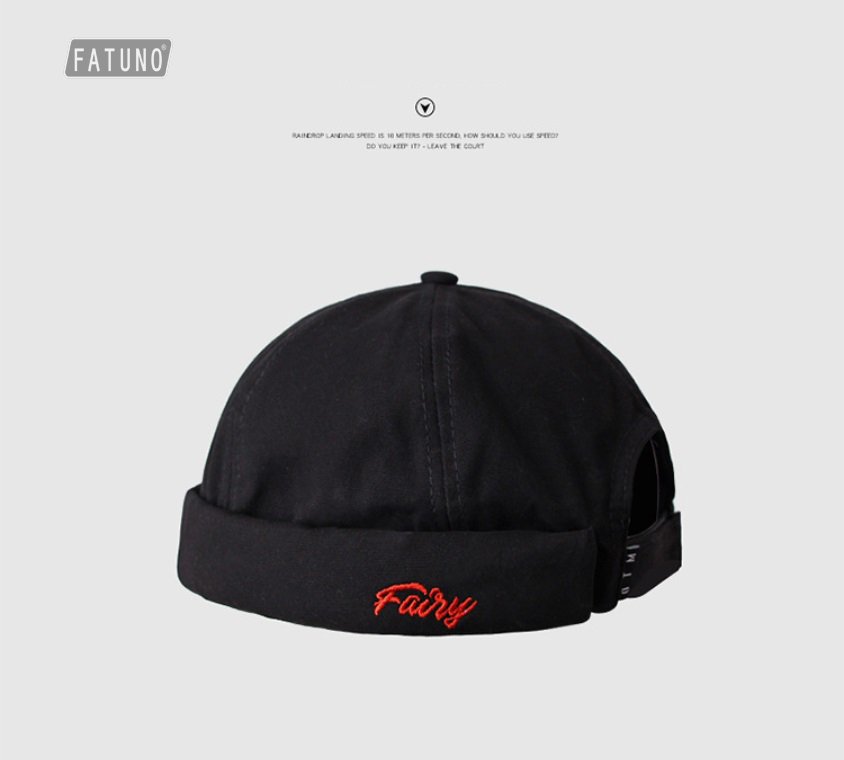 Mũ tròn thời trang nam nữ, phong cách Retro - Mũ dưa hấu unisex