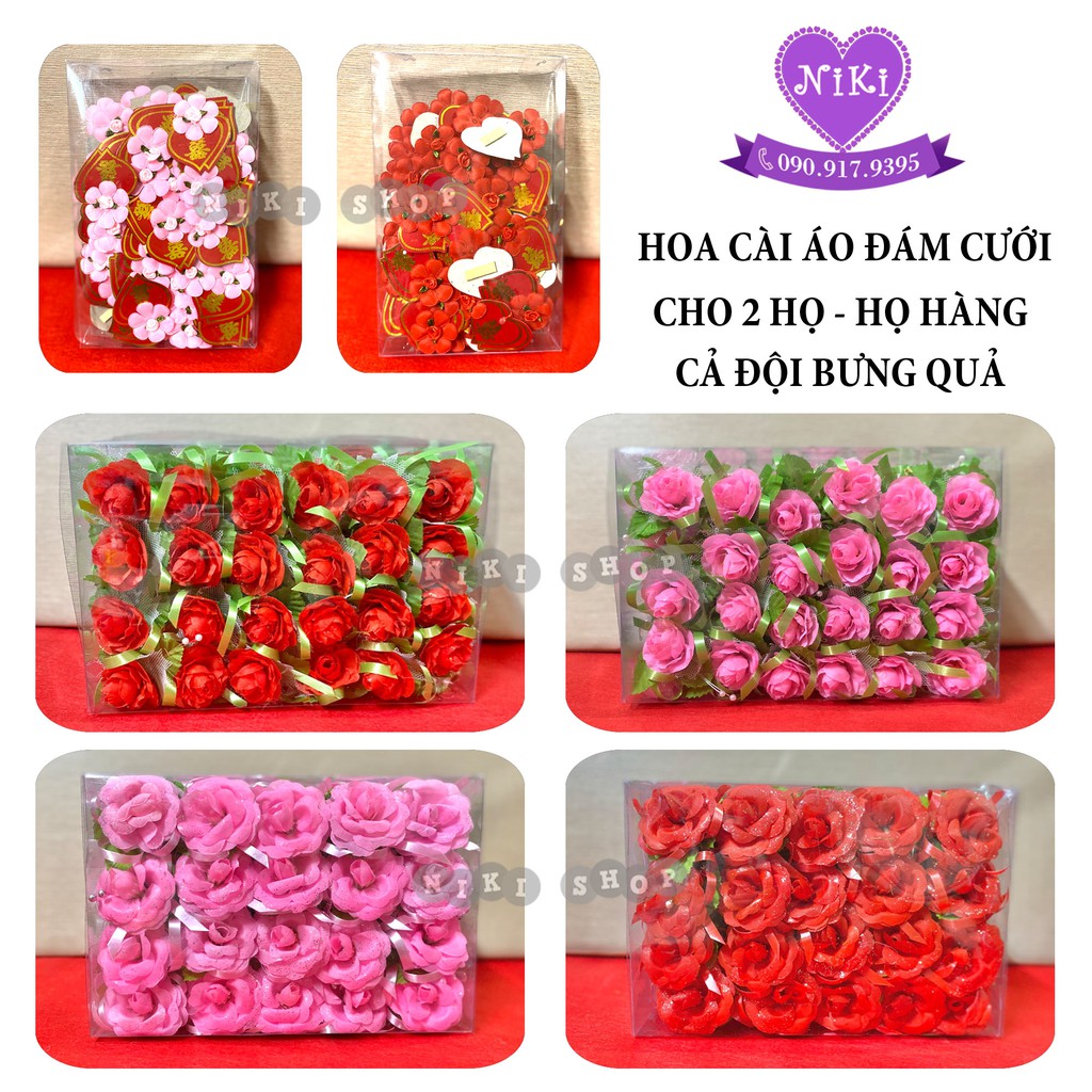 HOA CÀI ÁO & STICKER DÁN HAI HỌ