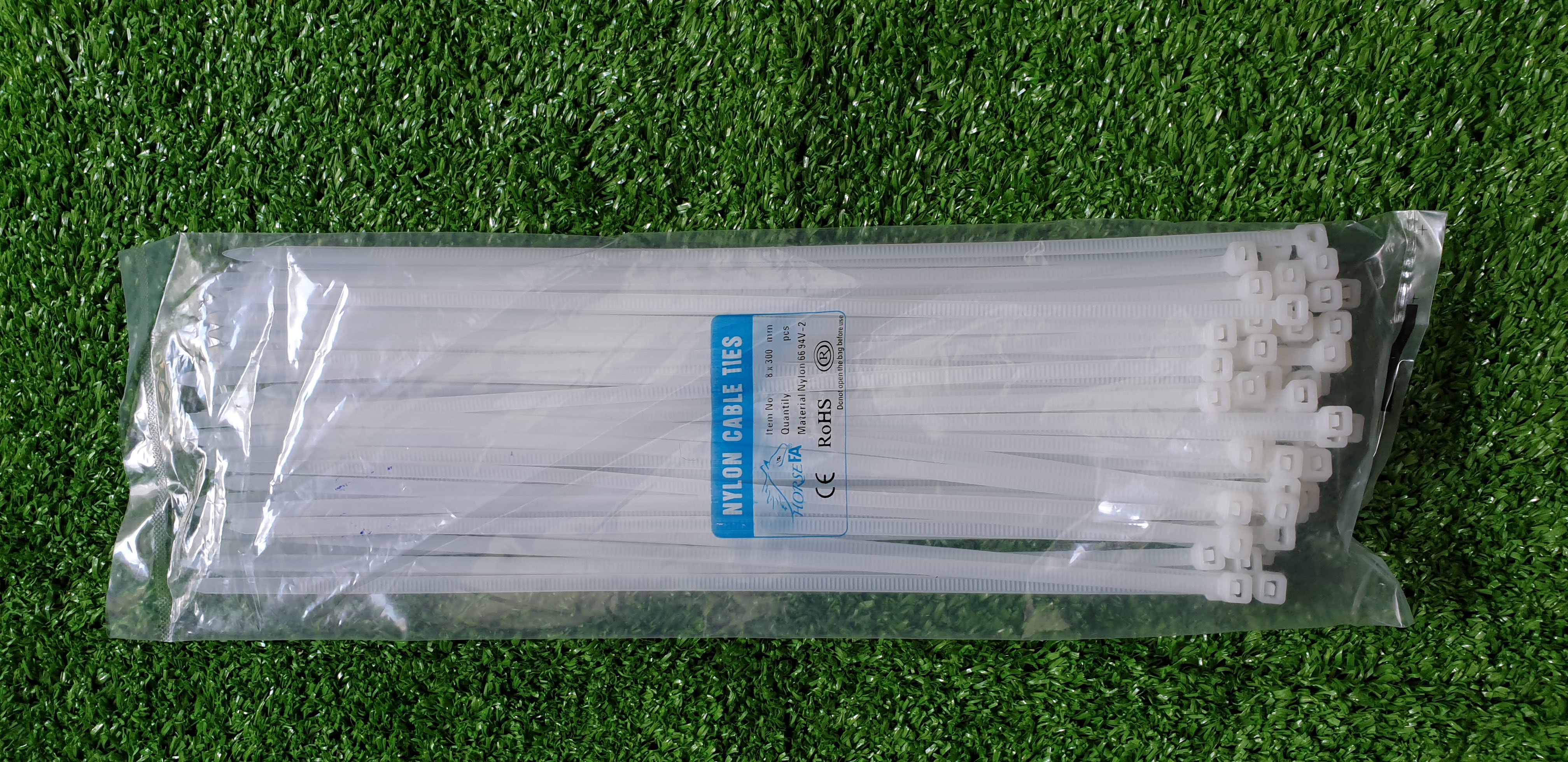 Drawstring Cord 30cm X 5Li White - Black (30cm) - Thien Van Led Light