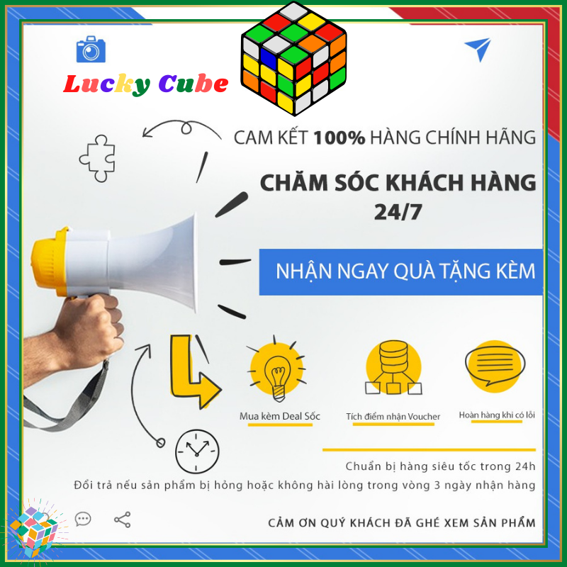 Rubik Biến Thể Rainbow Ball Magic MoYu - LUCKY CUBE