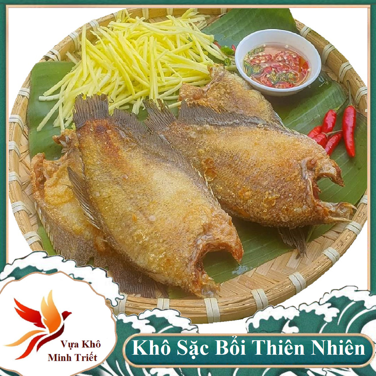 KHÔ CÁ SẠC THIÊN NHIÊN 1kg  KHÔ CÁ SẠC LẠC  LOẠI 1 ( chỉ 8-7 CON /KG) ĐẶC SẢN MINH TRIẾT CÀ MAU