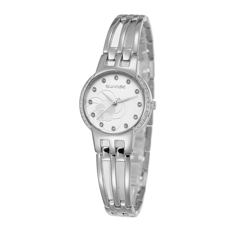 [HCM]Đồng hồ nữ siêu mỏng Sunrise 9932AA Đính đá Fullbox hãng kính Sapphire chống xước