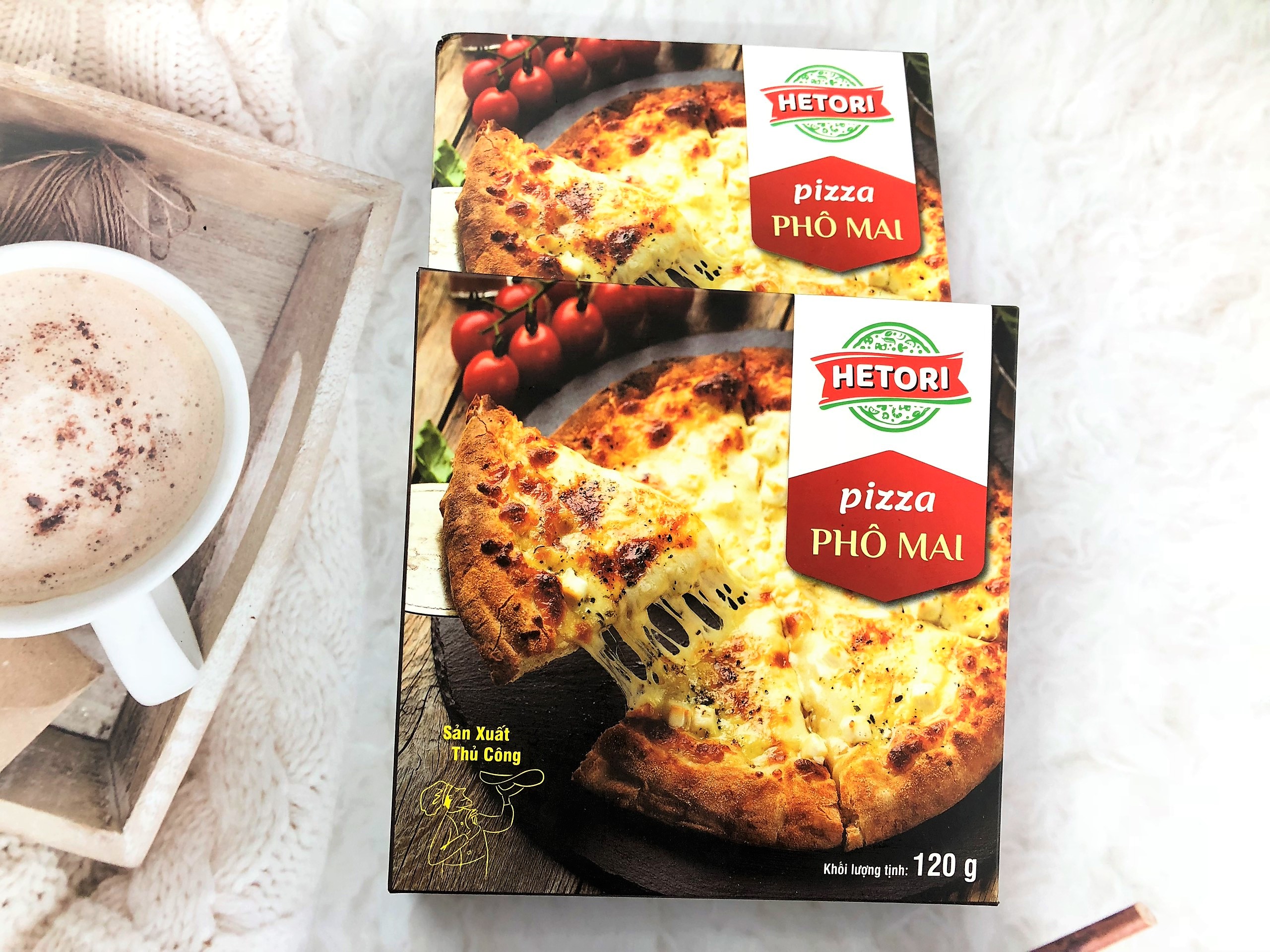 PIZZA PHÔ MAI HETORI - HỘP 120GR