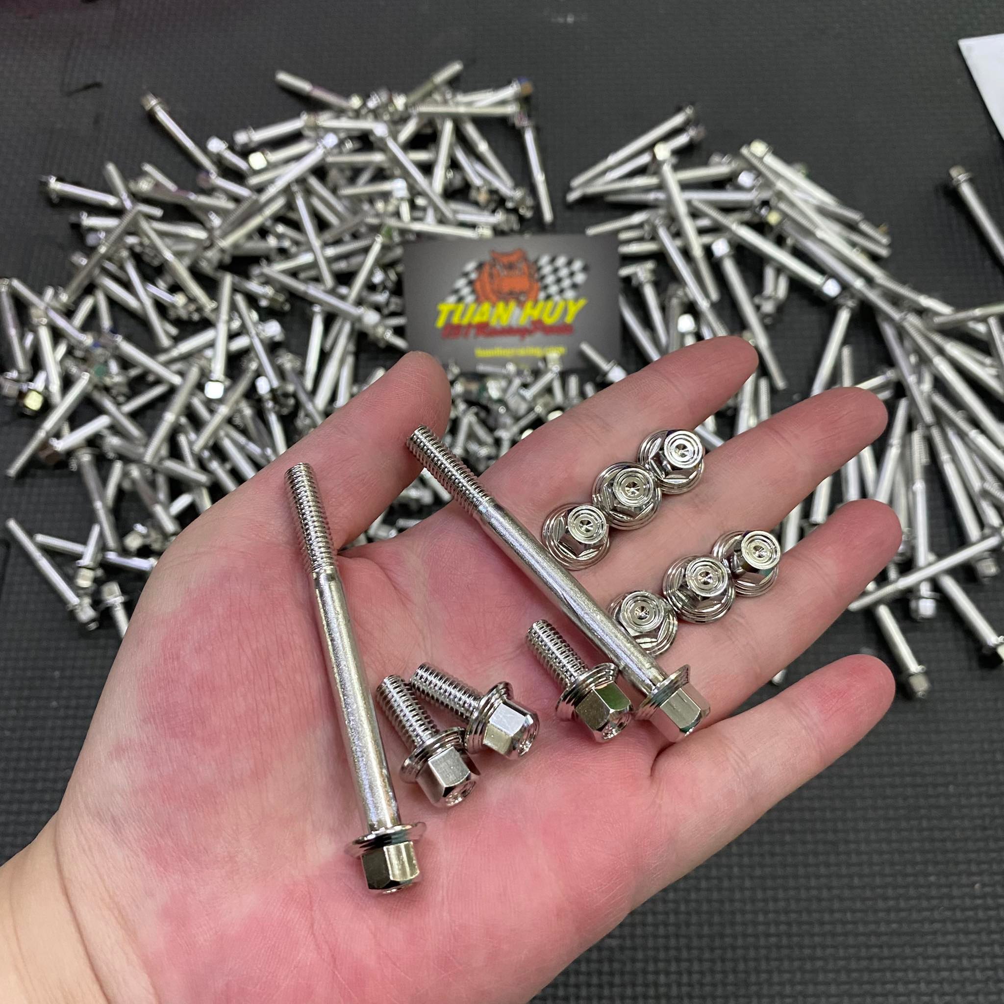 [TRỤ V2] Ốc 6li10-6li90 Trụ V2 Thái Vòng Salaya bắt lốc máy , lóc nồi Inox 304
