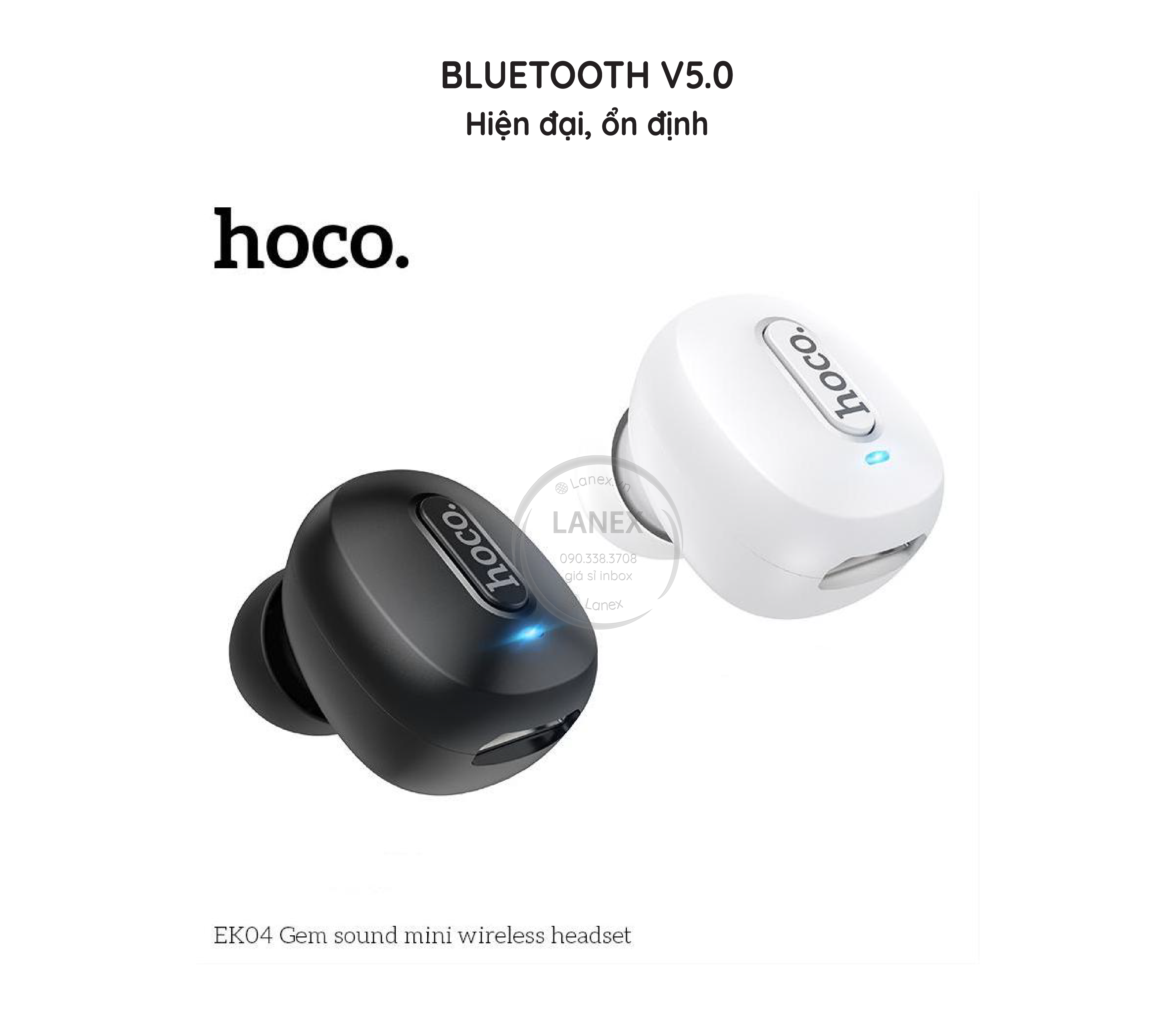 Tai Nghe Bluetooth Hoco Ek04 1 Bên V5.0 Có Mic