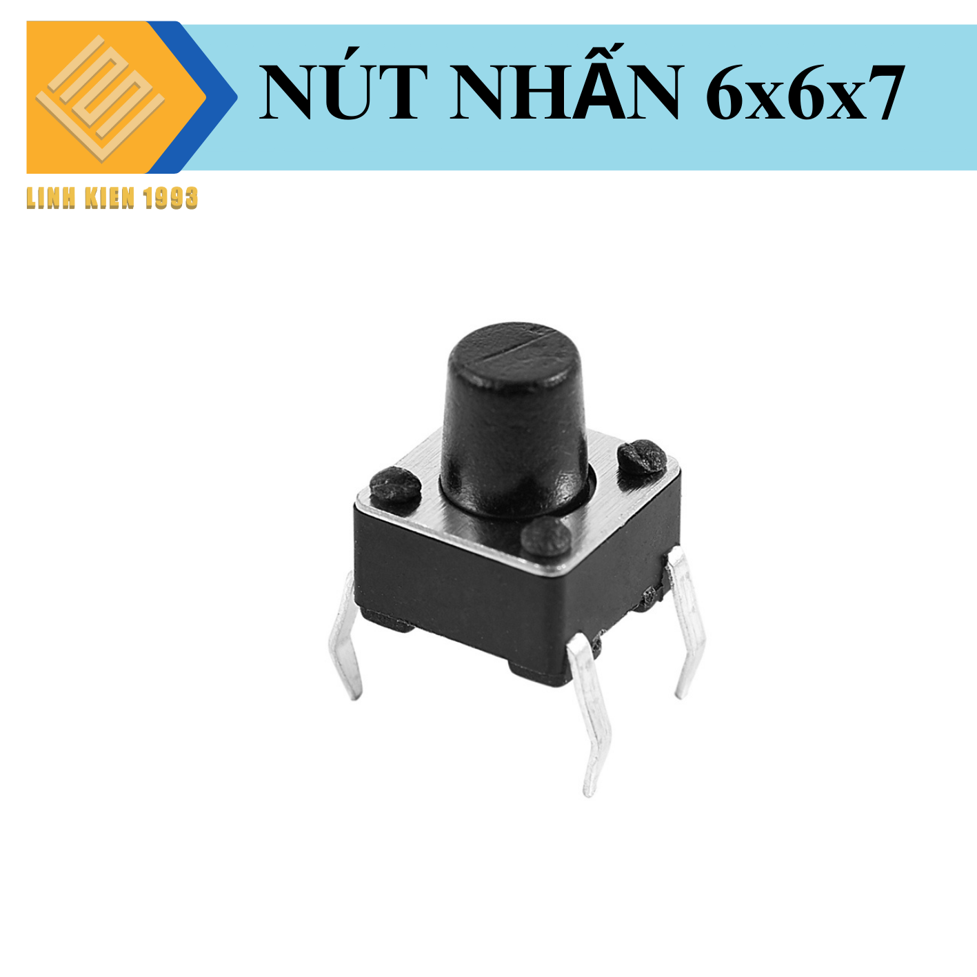 Nút nhấn 6x6x7mm nhấn nhã