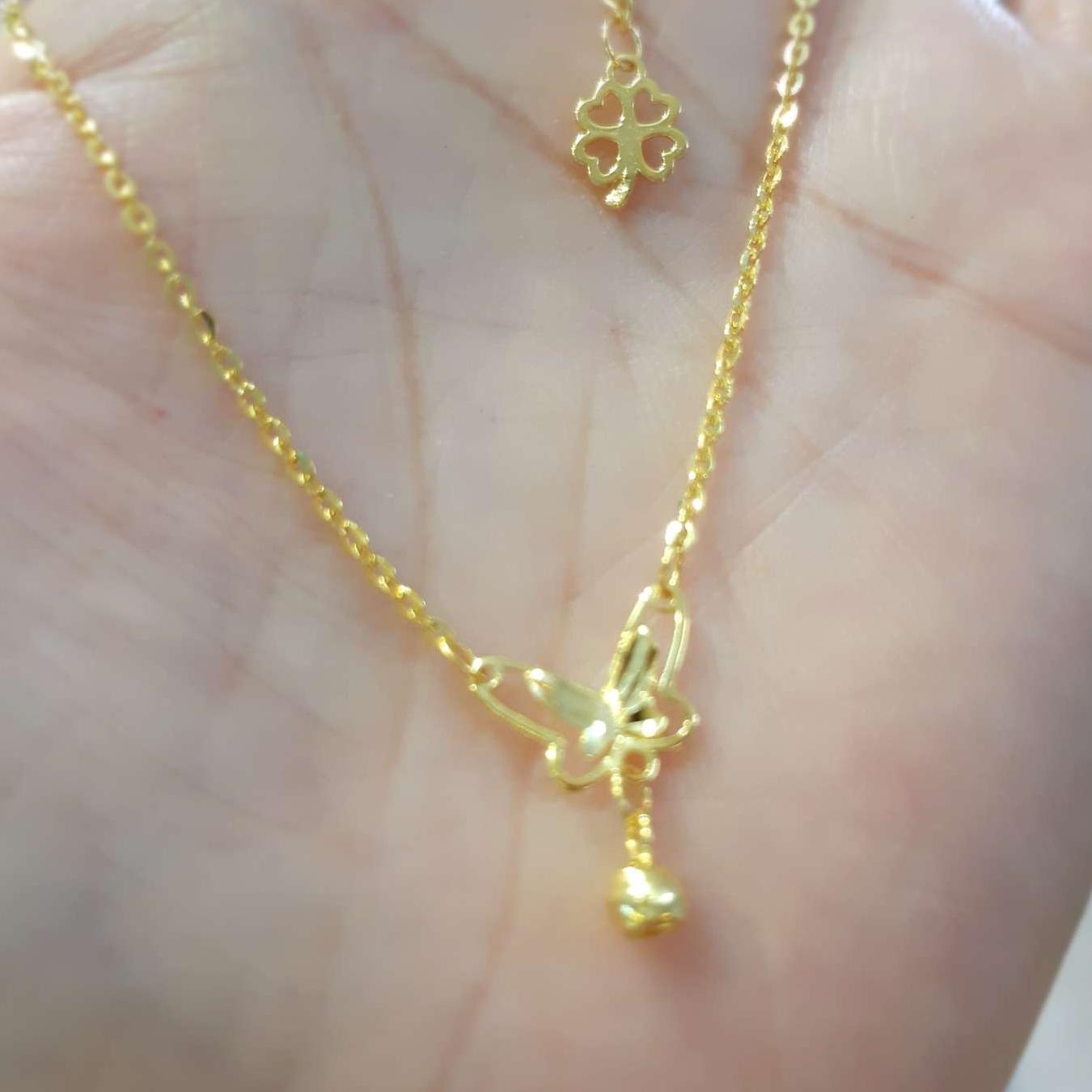 Lắc chân vàng tây xinh xắn