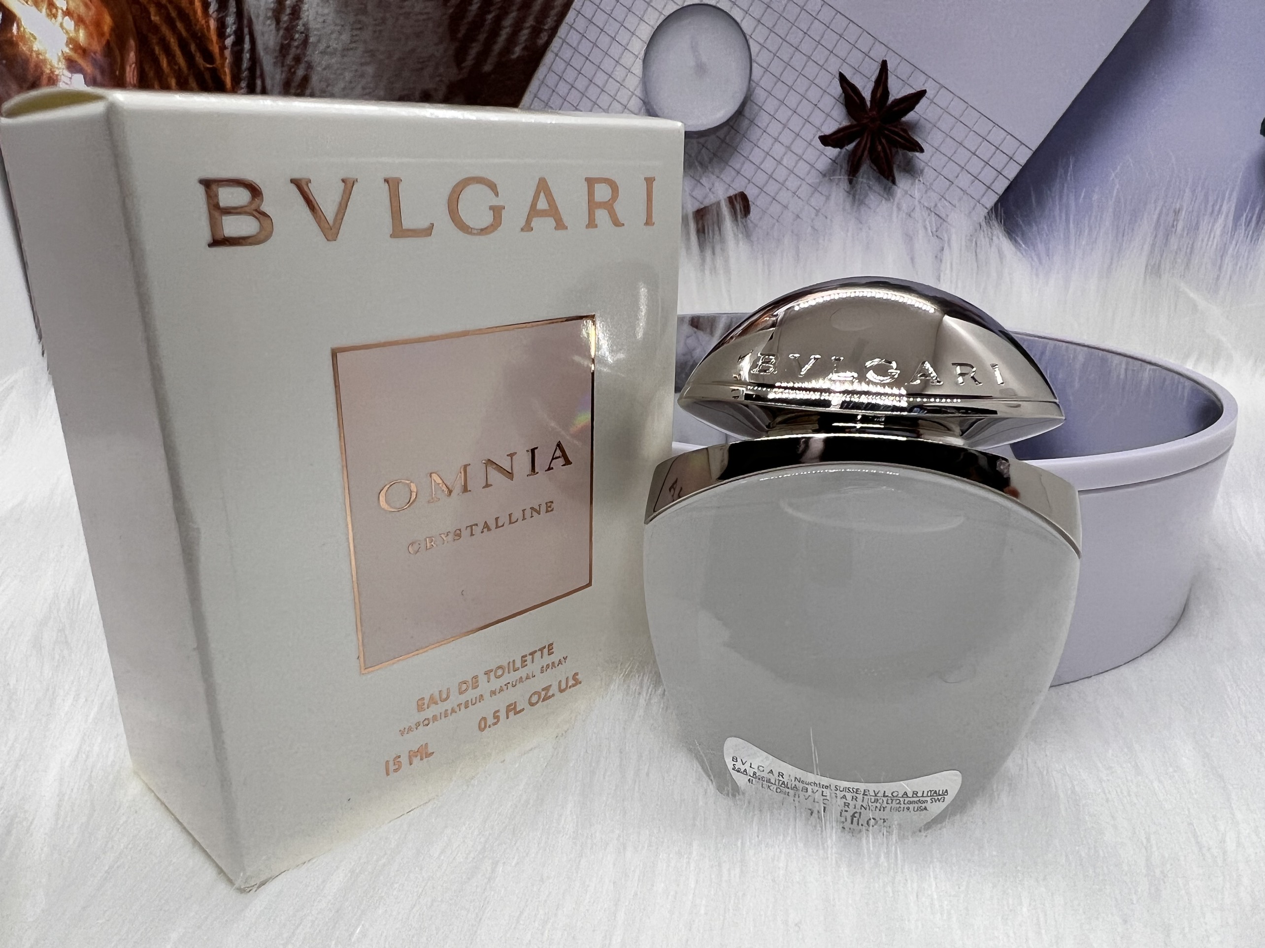 [Hàng Auth] Nước hoa mini nữ BVLGARI Omnia (Coral EDT 15ml , Crystalline EDT 15ml,  Amethyste EDT 15ml)