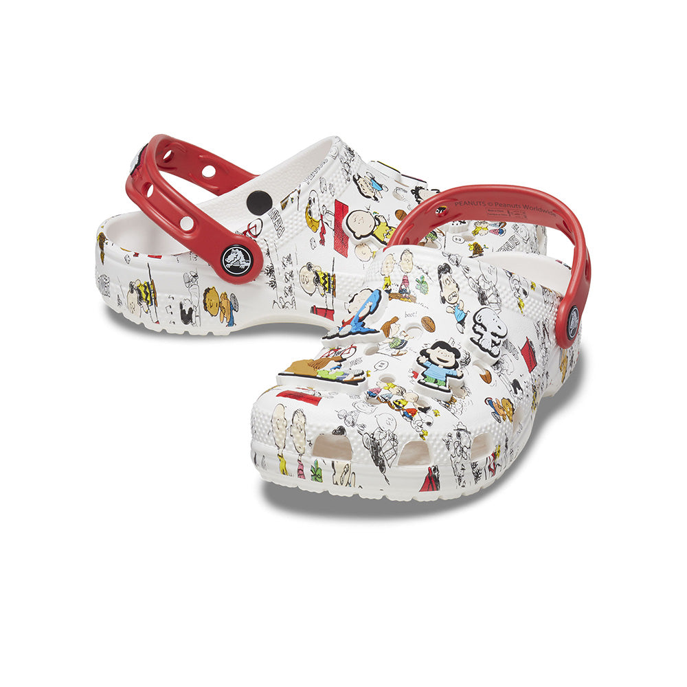 Giày Clog Trẻ Em Crocs Peanuts Classic - White