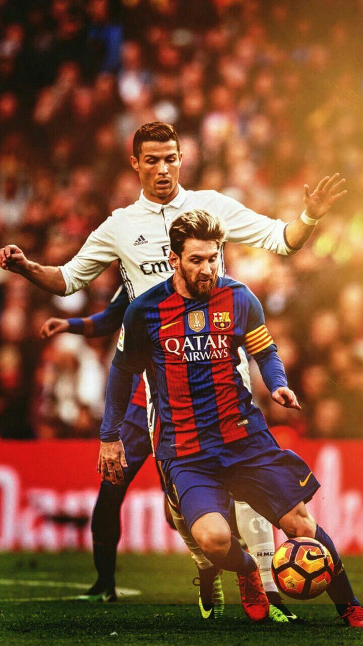 combo 8 decal dán tường khổ A4 Messi và CR7