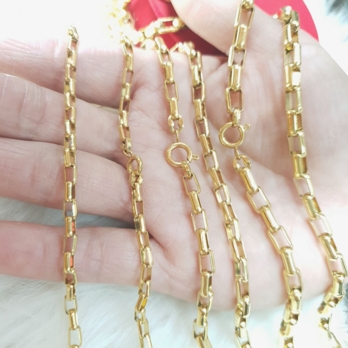 (Dùng lâu dài-Tắm rửa thoải mái) Dây Chuyền Nam Xích Vuông Titanium cao cấp-Dùng lâu dài không đen