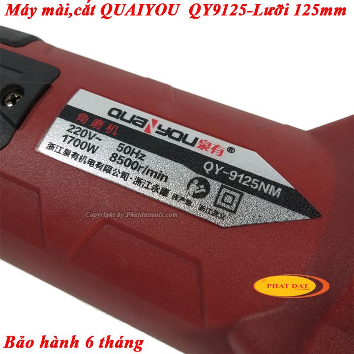 Máy Mài Cắt Đa Năng Cớ Lớn QUAIYOU QY9125 1700W-BH 6 Tháng