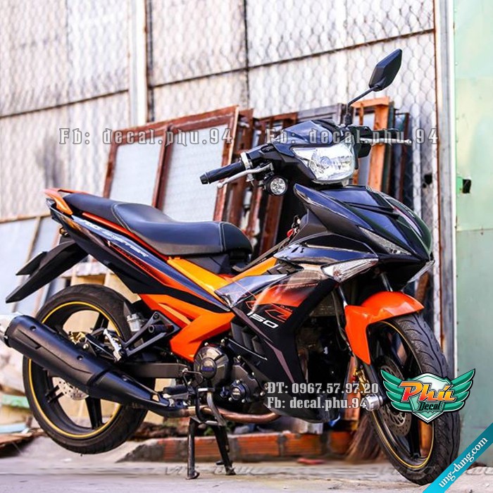 Tem rời Ex 150 Rc 2019 Cam Đen (P)|Mẫu mã đa dạng|Chi tiết sắc nét|Nhận làm Tem rời theo Yêu Cầu