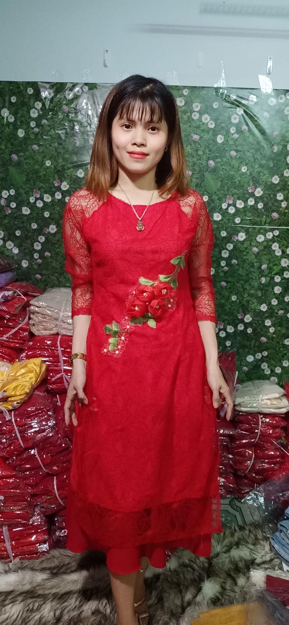 [HCM]Áo Dài Cách Tân Ren