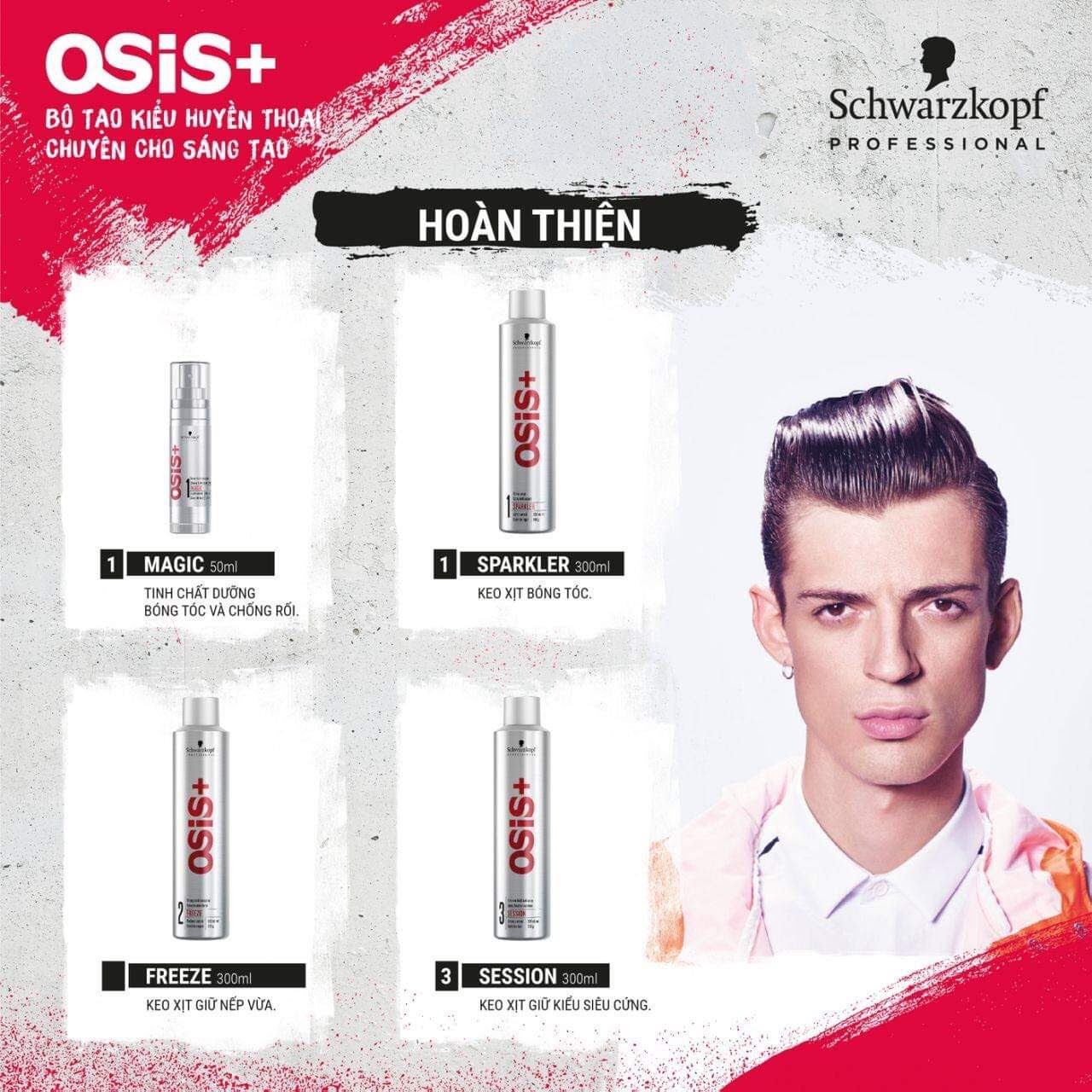 Serum chống rối làm bóng tóc Osis Magic 50ml(Hàng Nhập Đức)