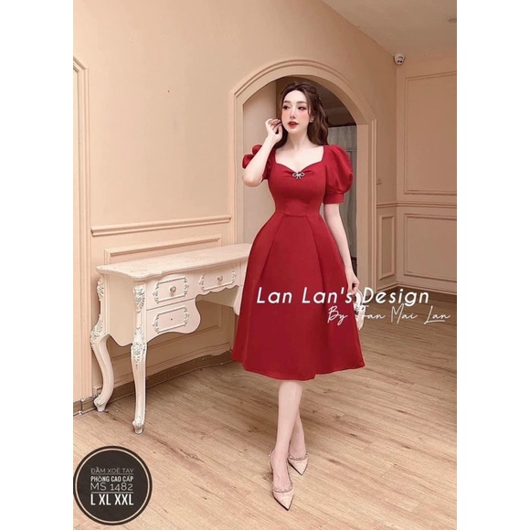 Đầm thiết kế đi tiệc bigsize 55-90ký( 1019)