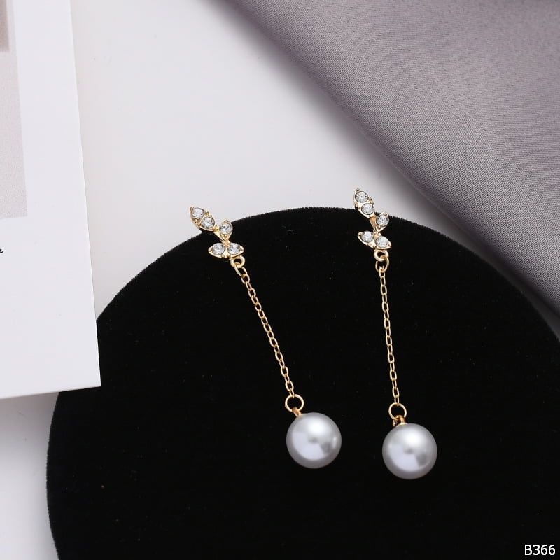 Bông tai nữ phong cách hàn quốc thời trang ori accessories b932