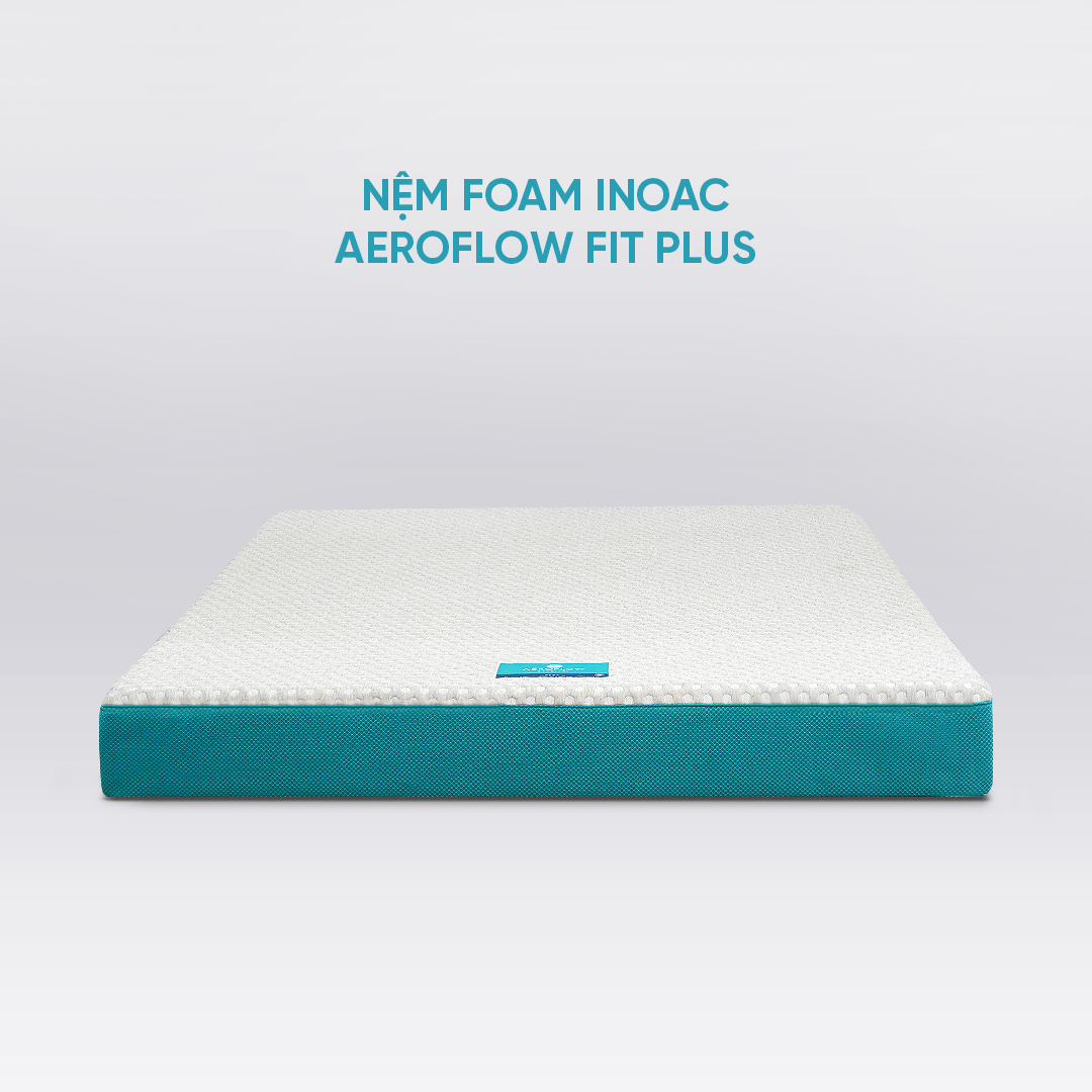 [TRẢ GÓP 0%] Nệm Foam Inoac Aeroflow Fit Plus [FREESHIP + TRẢ GÓP 0Đ]