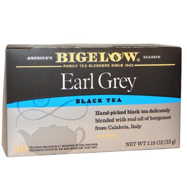 Trà đen Earl Grey Bigelow 33g/20 túi lọc