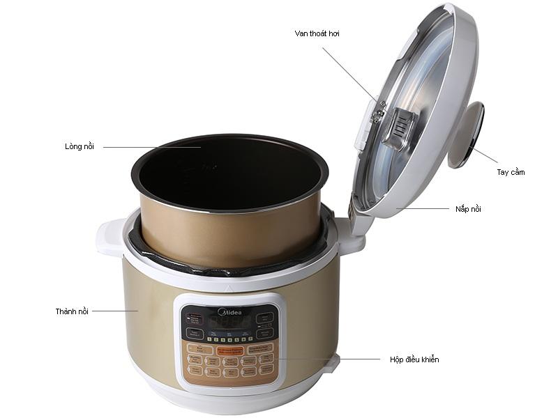 Gioăng nồi áp suất điện Midea 22cm 24 cm lắp lẫn các model