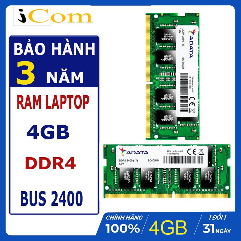 RAM DDR4 4GB Bus 2400 LAPTOP