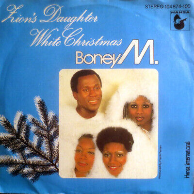 Stereomate - đĩa nhựa: single vinyl - 7 inch 45rpm: boney m - zion's daughter/ white christmas