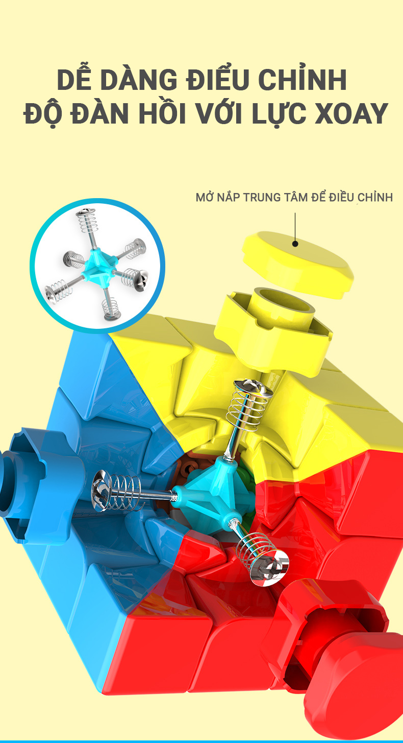 Rubik 3x3 Sắc Màu Và Dung Nham Cho Bé
