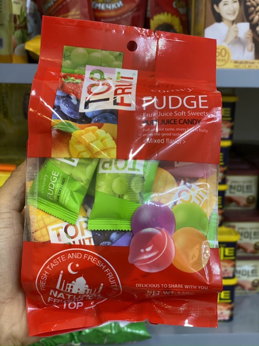 Kẹo Dẻo Trái Cây Top Fruit mix Vị (XOÀI - DÂU - VIỆT QUỐC - NHO)