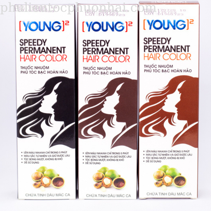Thuốc Nhuộm Phủ Tóc Bạc hoan hảo Young