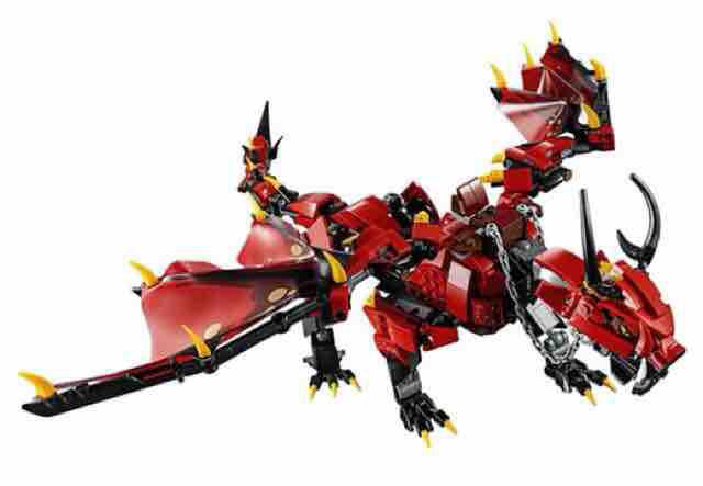 Hộp đồ chơi Lắp Ráp Ninja - Rồng First Bourne 10938