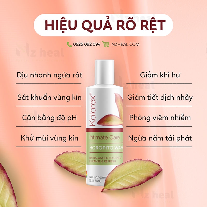 Dung dịch vệ sinh Kolorex Horopito Wash 100ml