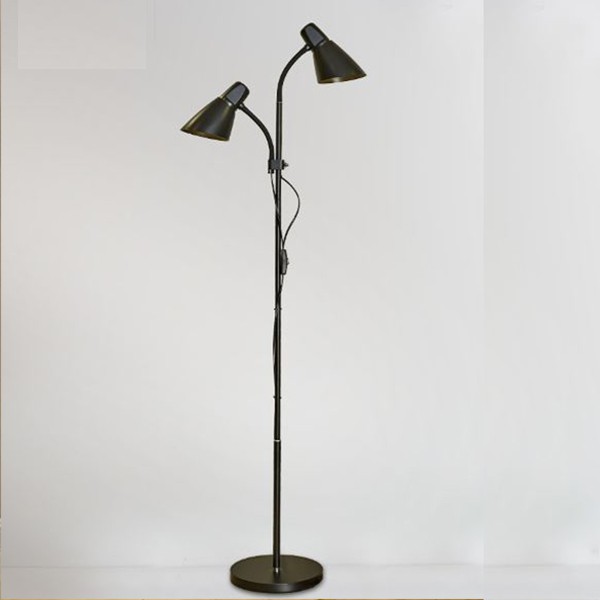 Đèn sàn trang trí phòng khách 2 nhánh độc đáo kèm 2 bóng LED chuyên dụng