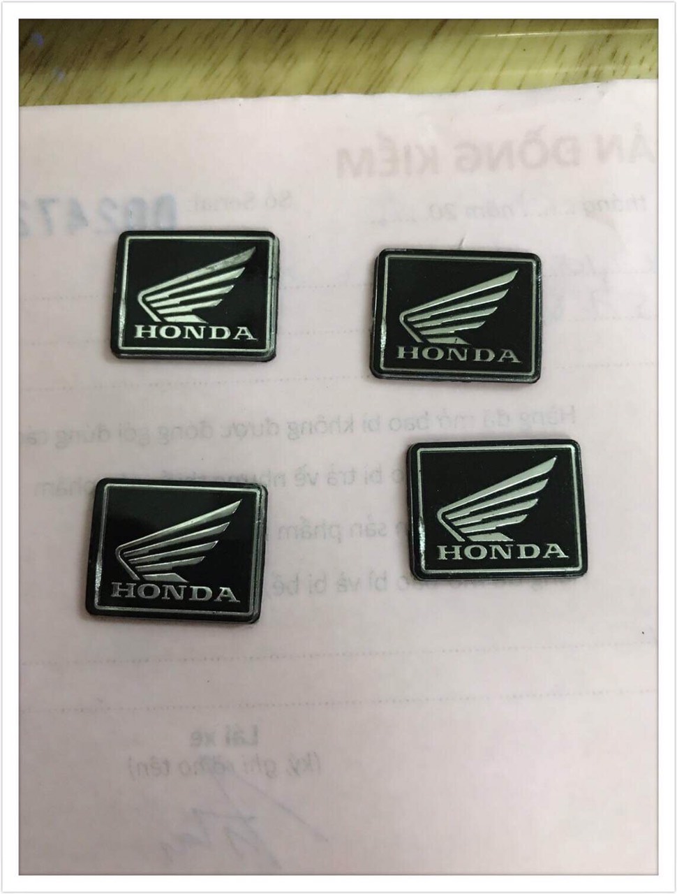 tem dán logo cánh chim honda